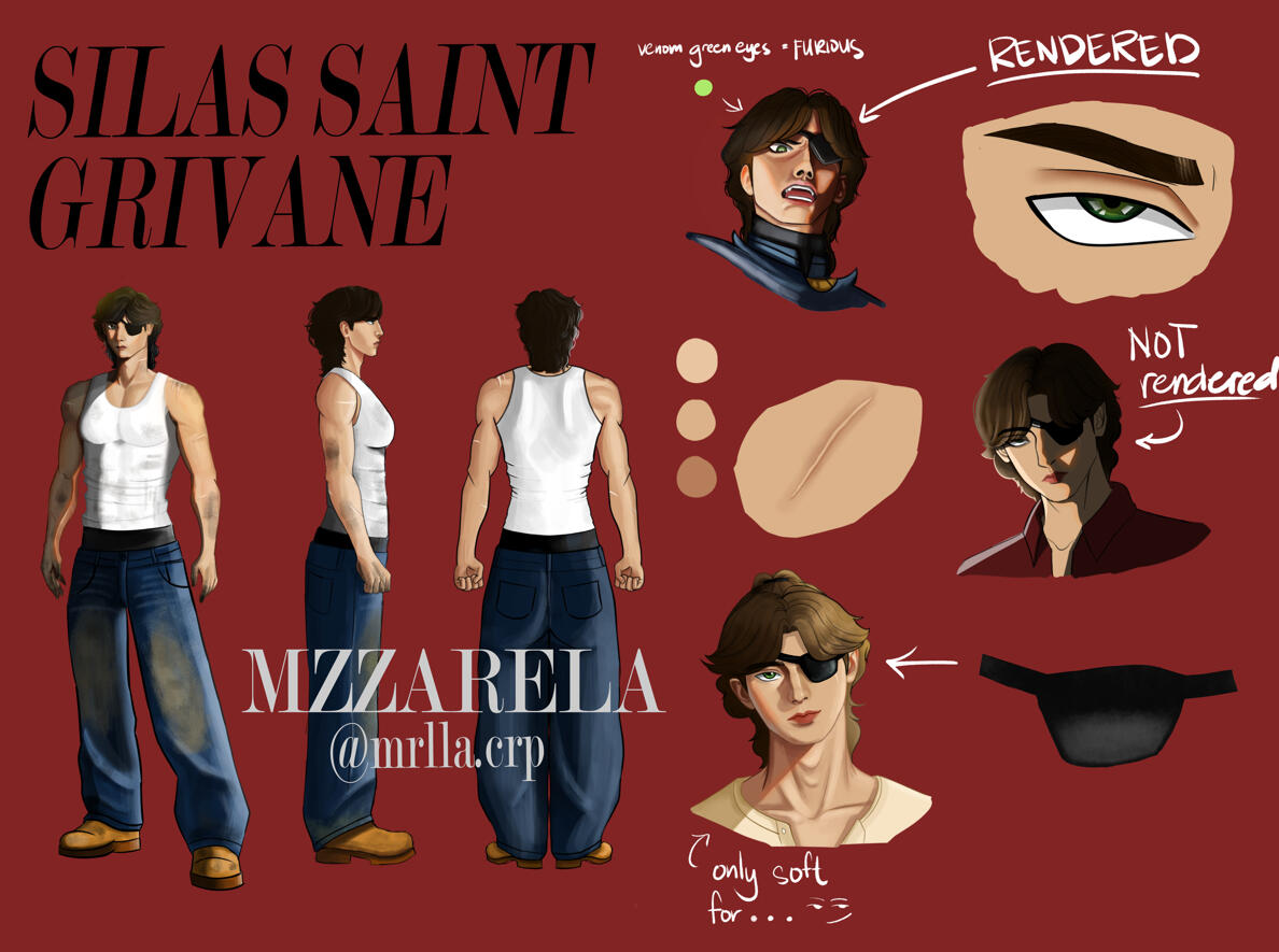 Silas Saint Grivane, My OC